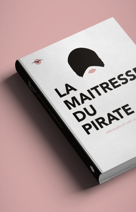 La Maîtresse du Pirate - Fleur Pierets - logo ontwerp - boek - ontwerp